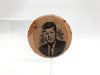 President John F Kennedy JFK Button Picture Pinback 1.5" Black White REPRODUCTIO 2