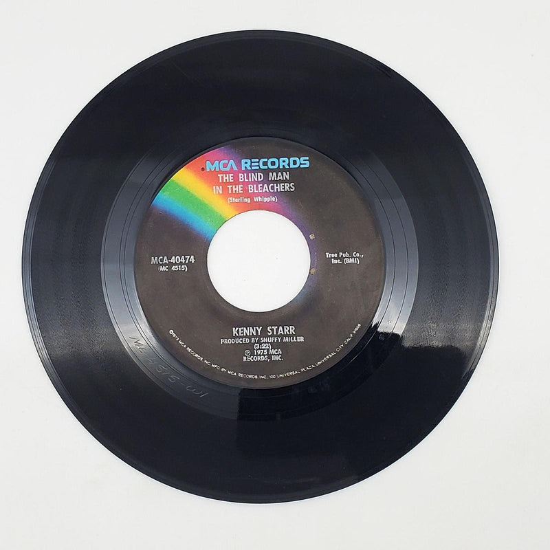 Kenny Starr Texas Proud 45 RPM Single Record MCA Records 1975 2