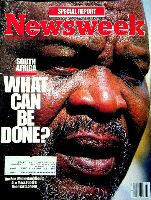 Newsweek Magazine September 16 1985 South Africa Crisis Reagan MLB Drug Scandal 1