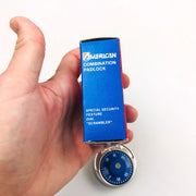 Vintage American Lock Company Combination Padlock Combo Model 400 New Old Stock 6