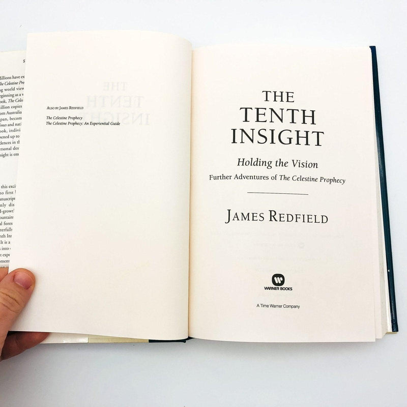 In Tenth Insight Hardcover James Redfield 1996 Time Travel Spiritual Adventure 7