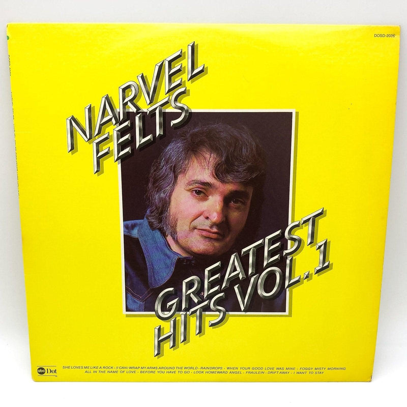 Narvel Felts Greatest Hits Vol. 1 Record 33 RPM LP DOSD-2036 ABC Records 1975 1