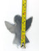 Metal Angel Ornament Cutout Outline Silver Souvenier Trinket Mexico 3.75" 4