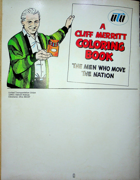 The Men Who Move The Nation Coloring Book Cliff Merritt 1970s Children Cleveland