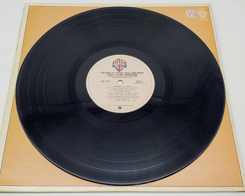 The Best Of Peter Paul & Mary 10 Years Together 33 LP Record Warner Bros. 1970 6