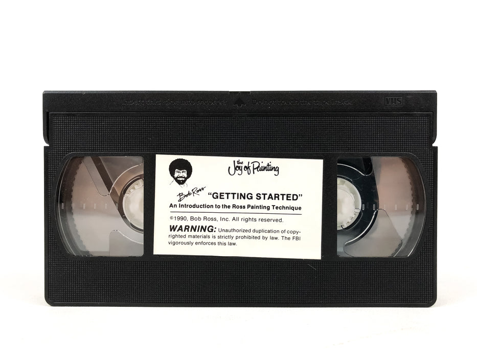 Bob Ross VHS Tape The Joy of Painting Getting Started 1990 - No Case