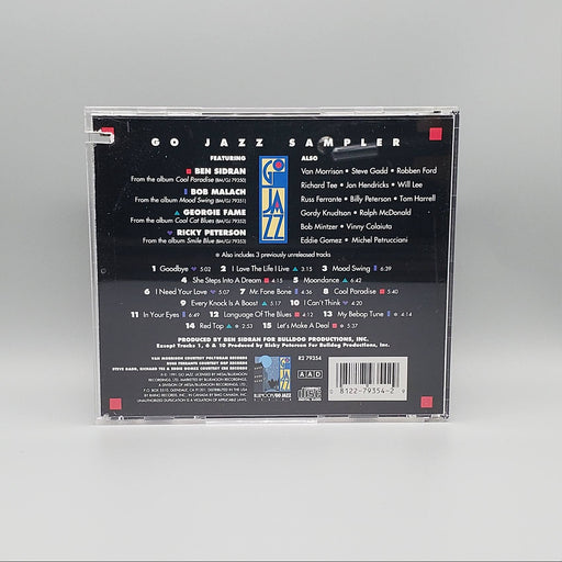 Go Jazz Sampler Album CD 1991 Ben Sidran, Ricky Peterson, Georgie Fame 2