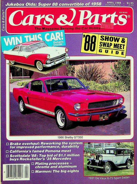 Cars & Parts Magazine April 1990 Vol 31 No 4 88 Show & Swap Meet Guide