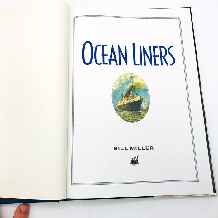 Ocean Liners Travel On The Open Seas HC Bill Miller 1990 Oversized 1st Edition 7