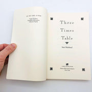 Three Times Table Sara Maitland Paperback 1993 Breast Cancer Family Crisis 6