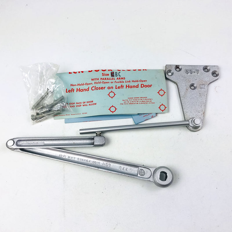 LCN Size B C Potbelly Closer Arm PAR REG NH ALUM Parallel Mount Regular Non-Hand