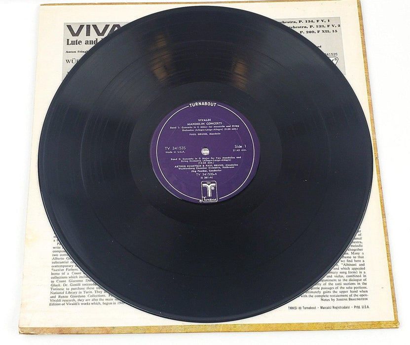 Vivaldi Lute & Mandolin Concerti Record 33 RPM LP TV 34153S Turnabout 4