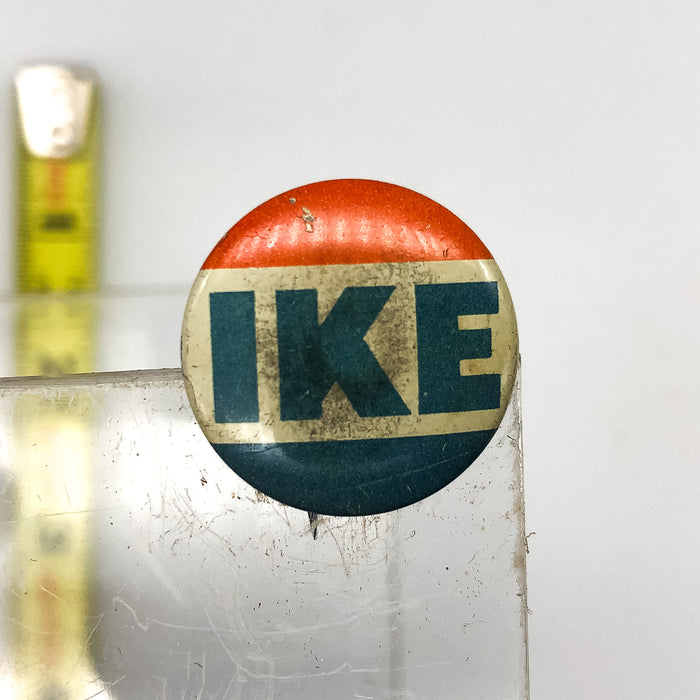 Vintage IKE Pinback Button Presidential Political Campaign Labor Union Made
