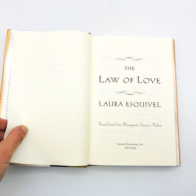 The Law Of Love Hardcover Laura Esquivel 1996 Time Travel Mythology 1st Edition 7