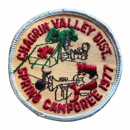 Boy Scouts Chagrin Valley District Spring Camporee 1977 Patch Insignia Ohio BSA 2