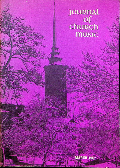 Journal of Church Music Magazine Mar 1967 Lord God We Worship Thee Marie Pooler 1