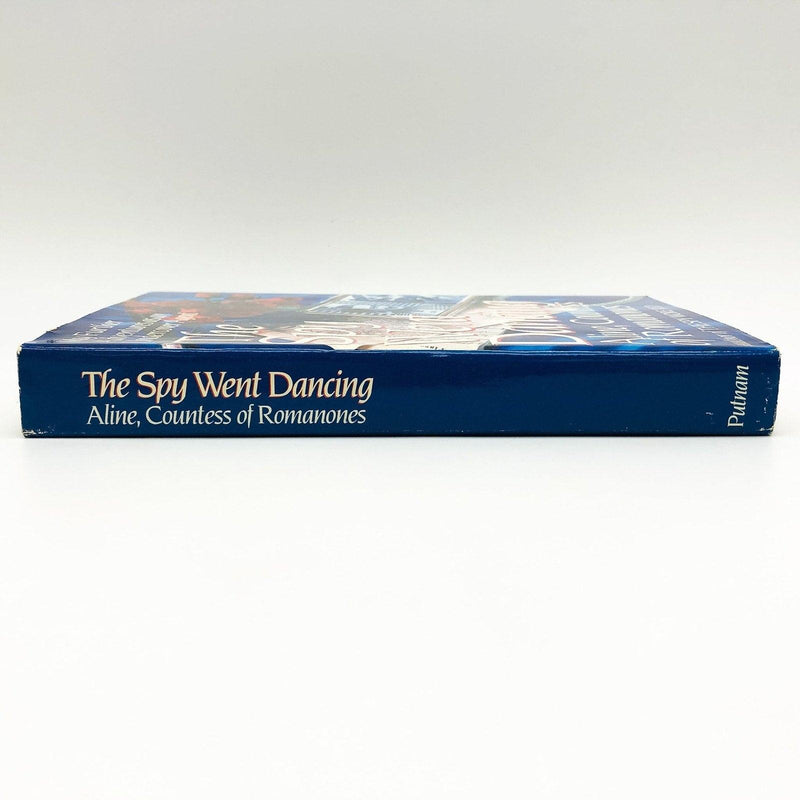 The Spy Went Dancing Hardcover Aline Romanones 1990 First Edition Spy CIA Thrill 3