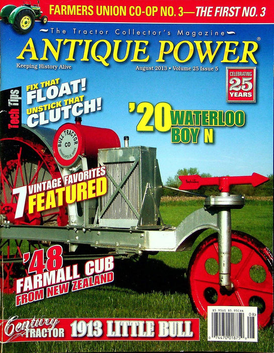 Antique Power Magazine August 2013 Vol 25 # 5 20 Waterloo Boy N