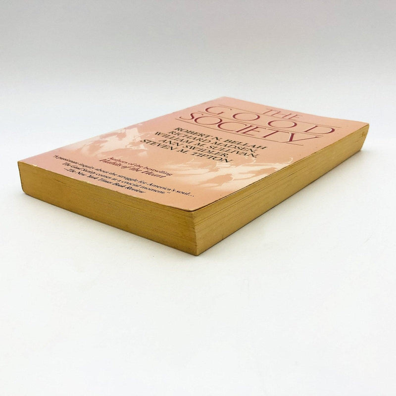 The Good Society Paperback Robert N. Bellah 1992 Economic Social Norms Culture 4