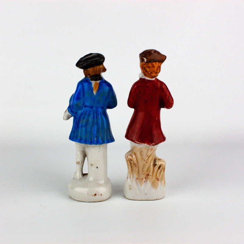 Occupied Japan Colonial Victorian Soldier Men w/ Instruments 5 Inches 3