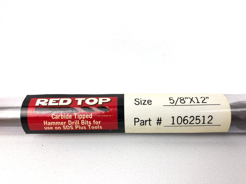 Rotary Hammer Drill Bit 5/8"x12" SDS Plus Carbide Tipped Concrete Masonry 3pk 5