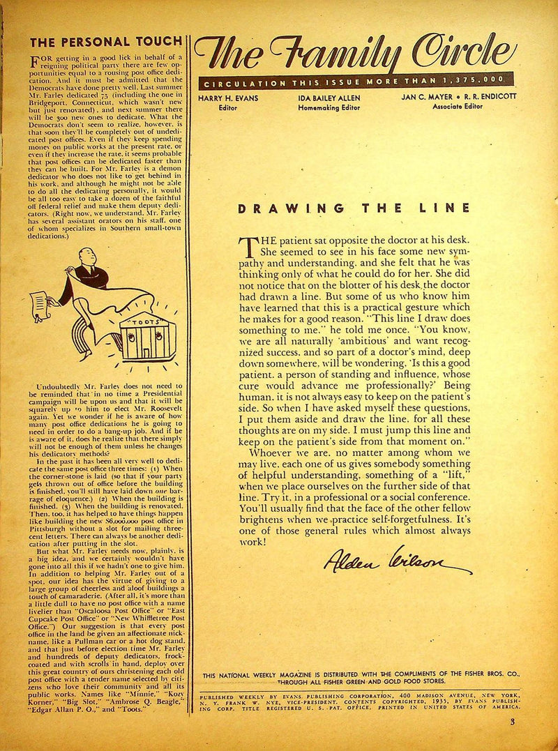 The Family Circle Magazine February 15 1935 Vol 6 No 7 Norman Taurog 2