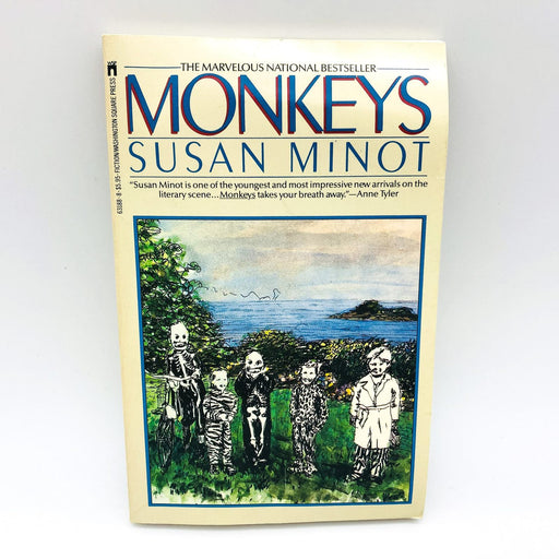 Monkeys Paperback Susan Minot 1987 Siblings Growing Up Massachusetts Loyalty 1 1