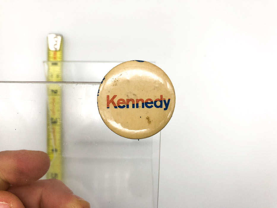 Vintage Kennedy Pinback Button Be-In Buttons Houston Texas White Blue Red 1