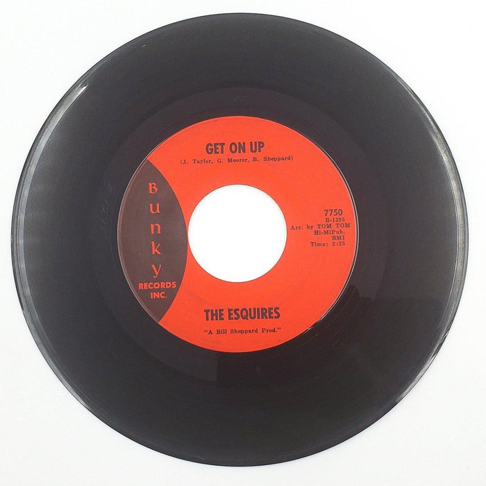 The Esquires Get On Up / Listen To Me 45 RPM Single Record Bunky 1967 1