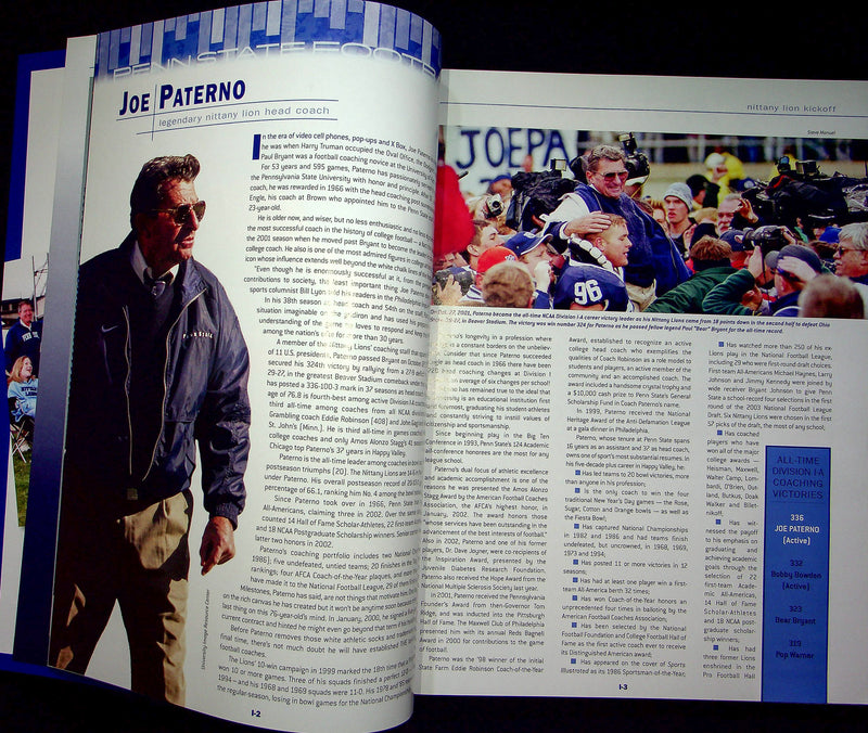Penn State Nittany Lions Football Program Nov 1 2003 Vs. Ohio State Buckeyes