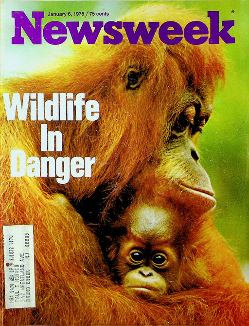 Newsweek Magazine Jan 6 1975 Wildlife in Danger Endangered CIA Counterspy Quits 1