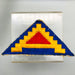 WW2 US 7th Army Patch Full Color Triangle Snow Back Seven Steps Shoulder Sleeve 1