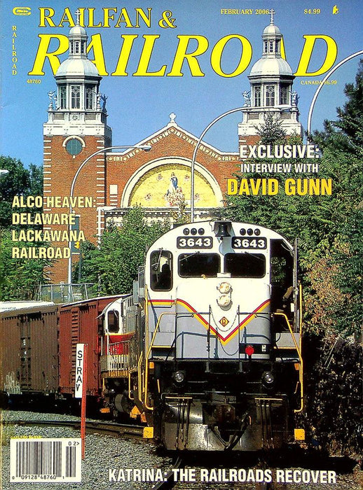 Railfan & Railroad Magazine February 2006 Vol 25 No 2 Interview David Gunn