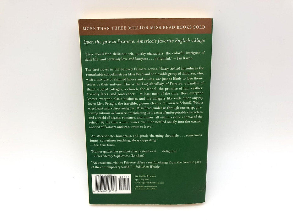 Village School Miss Read 2001 Houghton Mifflin Harcourt 1st Paperback Ed 2