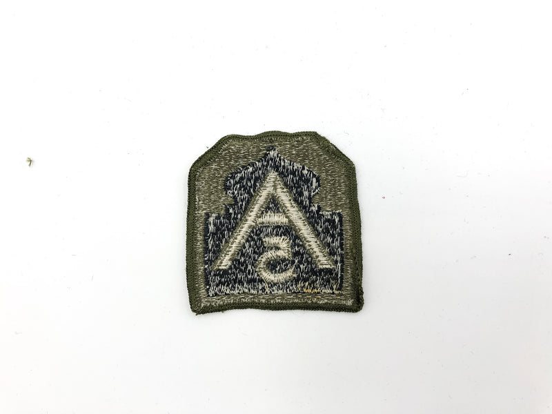 US 5th Army Patch Insignia Vintage Subdued Black Green United States Military