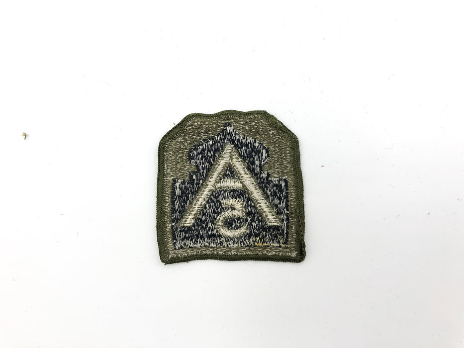 US 5th Army Patch Insignia Vintage Subdued Black Green United States Military