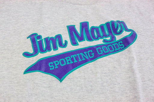 Vintage Sporting Goods Store Tshirt Mens XL Heather Gray Jim Mayer Cleveland OH 1