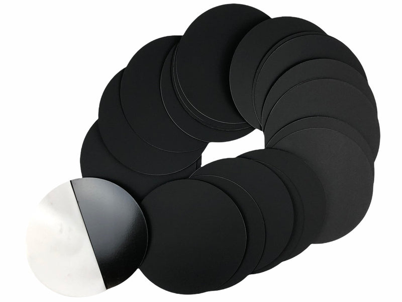 25PK Black Acrylic Circle Discs Round Plexiglas Laser Cut Blank 8-3/4" Diameter 2