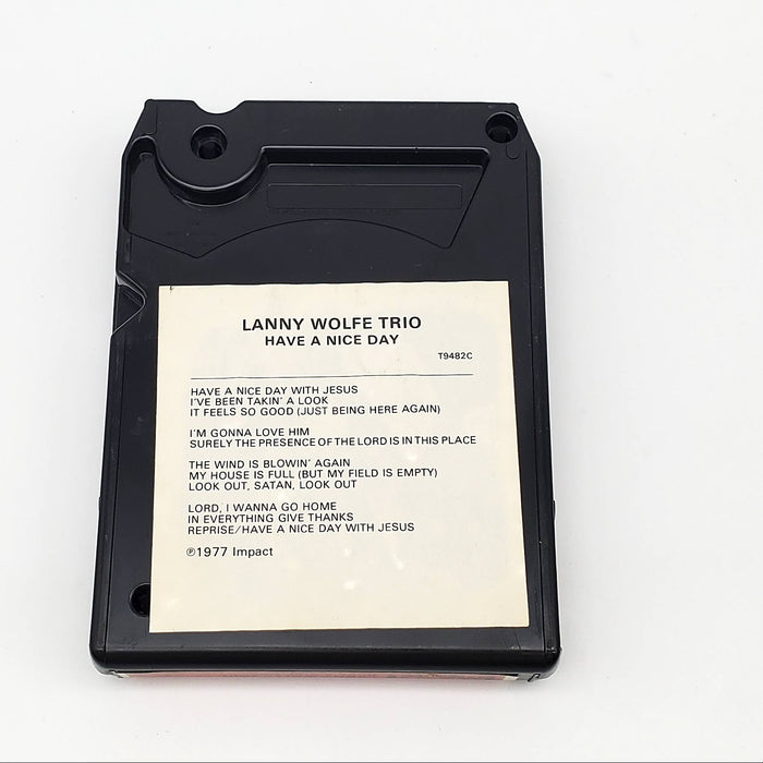 The Lanny Wolfe Trio Have A Nice Day 8-Track Tape Album Impact 1977 T9482