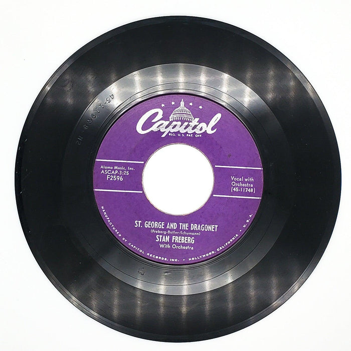 Stan Freberg St. George & The Dragonet 45 RPM Single Record Capitol Records 1953 1