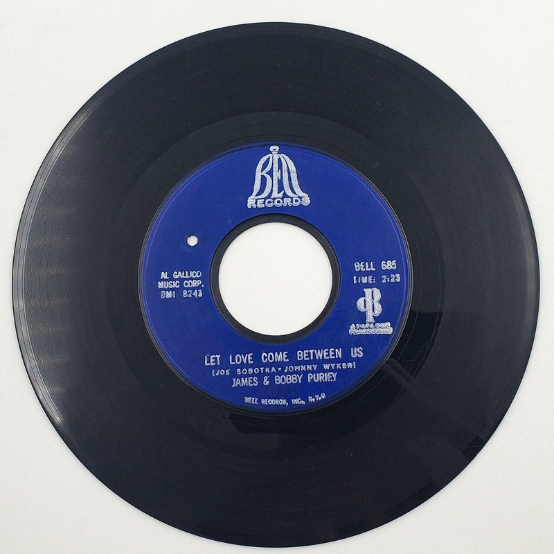 James & Bobby Purify Let Love Come Between Us 45 Single Record Bell 1967 2