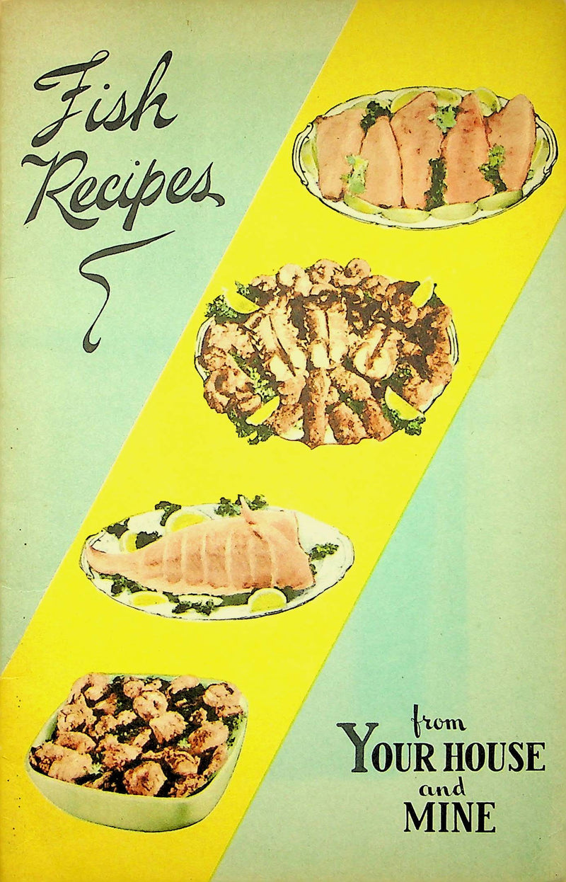 Vintage Frozen Fish Advertisement Booklet Skipper Sams Secrete Recipes Cookbook