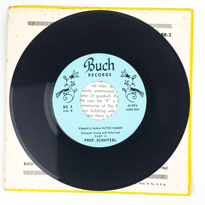 Professor Schnitzel Schussel With Schnitzel Pennsylvania Dutch Comedy 1962 4