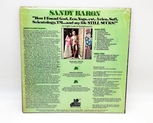 Sandy Baron How I Found God, Zen, Yoga 33 RPM LP Record 20th Century 1977 2