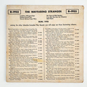 Burl Ives The Wayfaring Stranger Record 45 RPM EP B-1955 Columbia 2