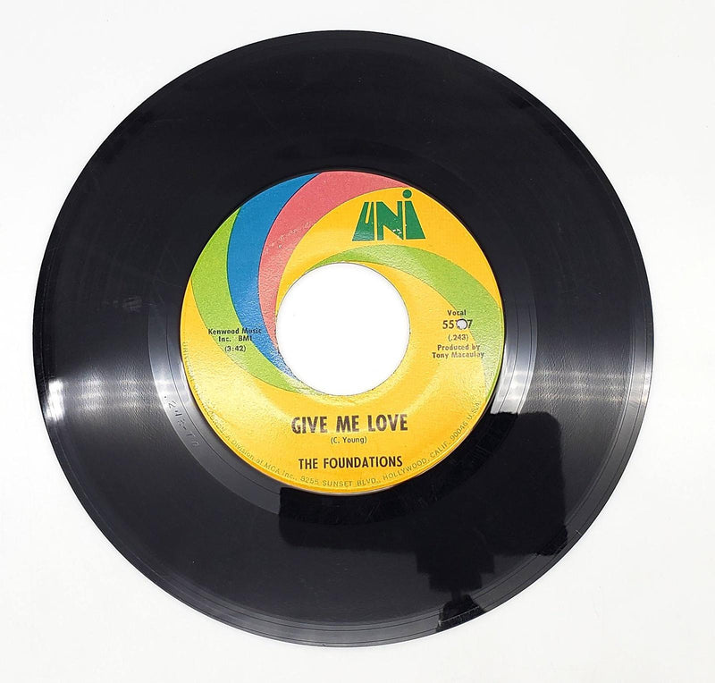 The Foundations In The Bad, Bad Old Days 45 RPM Single Record UNI 1969 55117 2