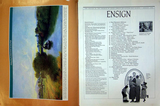 Ensign Magazine August 1995 Vol 25 No 8 Tonga's LDS Heritage Joseph Smith 2