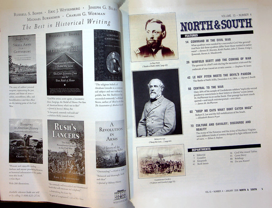 North & South Magazine January 2008 Vol 10 No 4 Confederate Mobilization 2