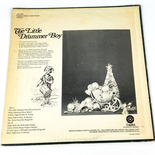 Wayne Newton Little Drummer Boy Record 33 RPM LP SPC-3462 Capitol Records 1969 2