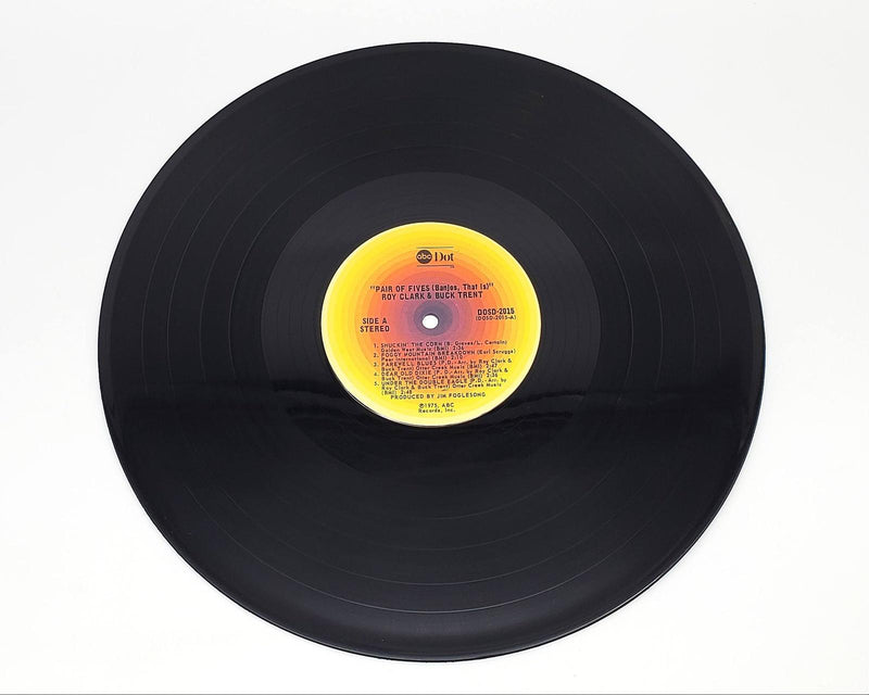 Roy Clark A Pair Of Fives Banjos,That Is LP Record ABC Records 1975 DOSD-2015 4